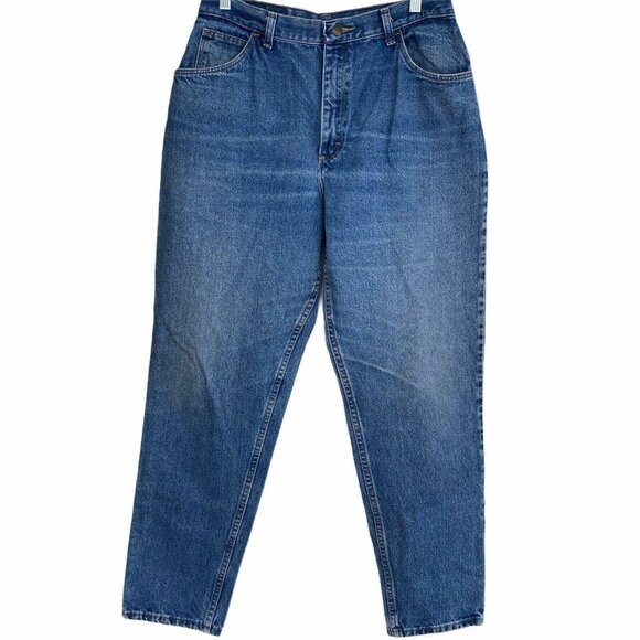 Gitano Women’s Mom Jeans 32 X 31 High Waisted Tapered Leg Blue Denim Vtg 90's - Picture 1 of 12